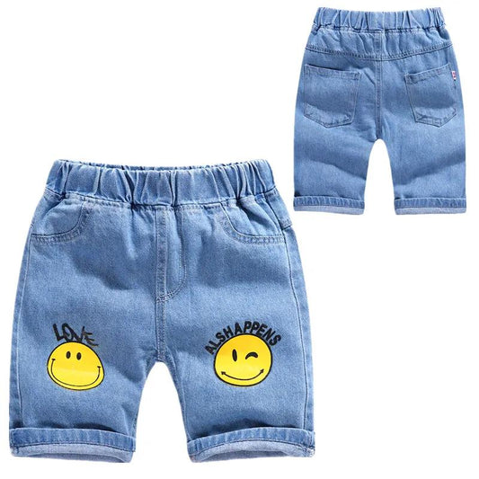 Children's Clothing Children's Jeans Summer Boys' Denim Pants Five-point Pants, Breeches Boys' Shorts Children's Pants