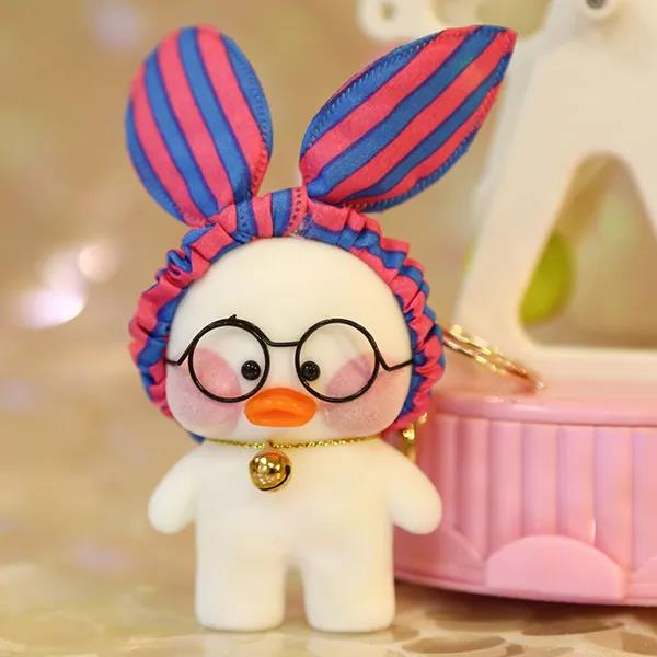 Cute Little Yellow Duck Dolls Lovely Creative Duck Keychain Mini Plush Toy Pendant Casual Small Objects Children's Gifts