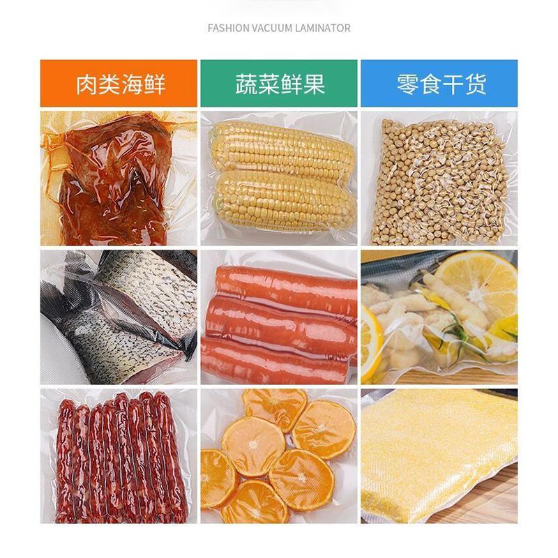 Best Food Vacuum Sealer 220V/110V Automatic Commercial Household Food Vacuum Sealer Packaging Machine Include 10Pcs Bags