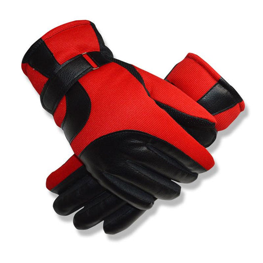 Winter Warm Leather gloves Thick gloves Man fashion gloves Plush Cotton gloves Windproof gloves