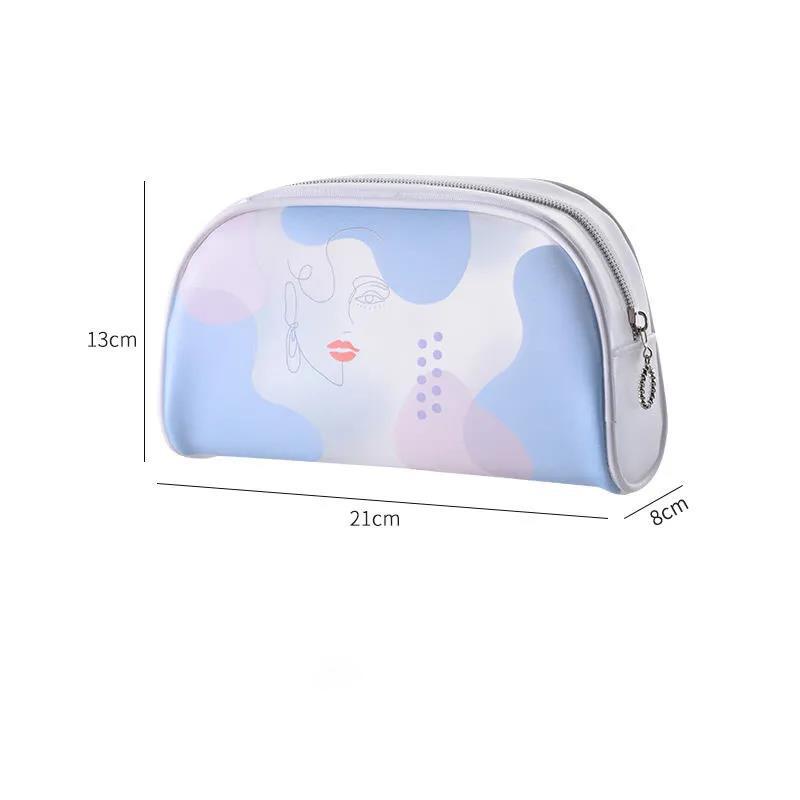 Cosmetic Bag Cute Girl Cosmetic Storage Bag Frosted Transparent PVC Waterproof Cosmetic Bag