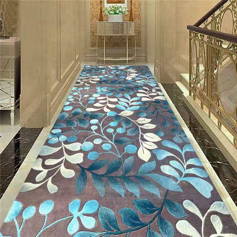 Cut The Entrance Hallway Mat European Style Aisle Stairs Anti-slip Mat Hotel Corridors Are Covered with Carpets In The Living Room