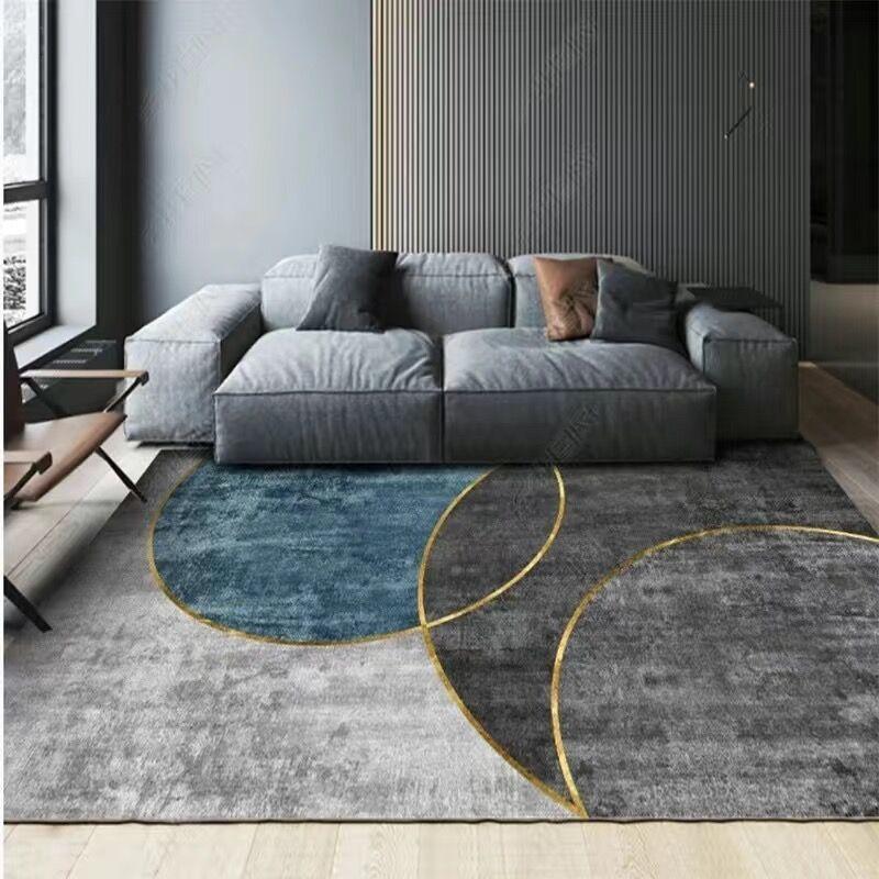 Modern Light Luxury Home Living Room Carpet Office Coffee Table Blanket Bedroom Bedside Blanket Large Area Room Full Customization