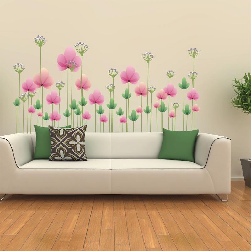 Korean version of the living room bedroom decoration pvc removable