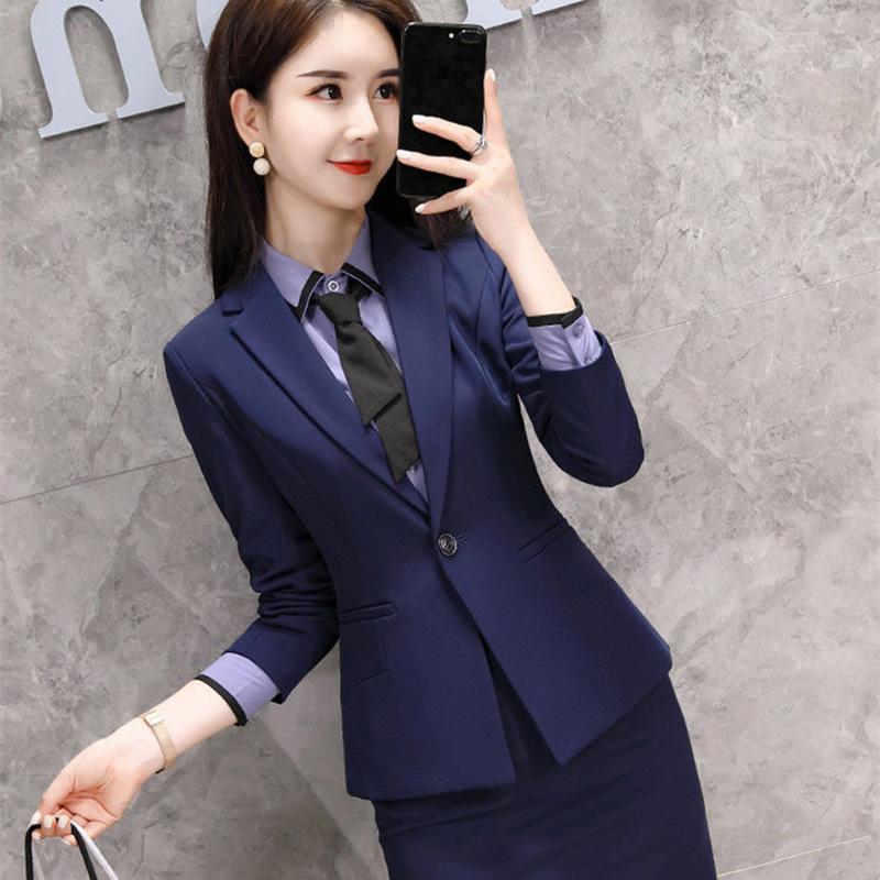 Work Wear Professional Attire Female Suit Two-piece Suit Formal Temperament Overalls Work Clothes Suits Slim and Slim Soft Fabric