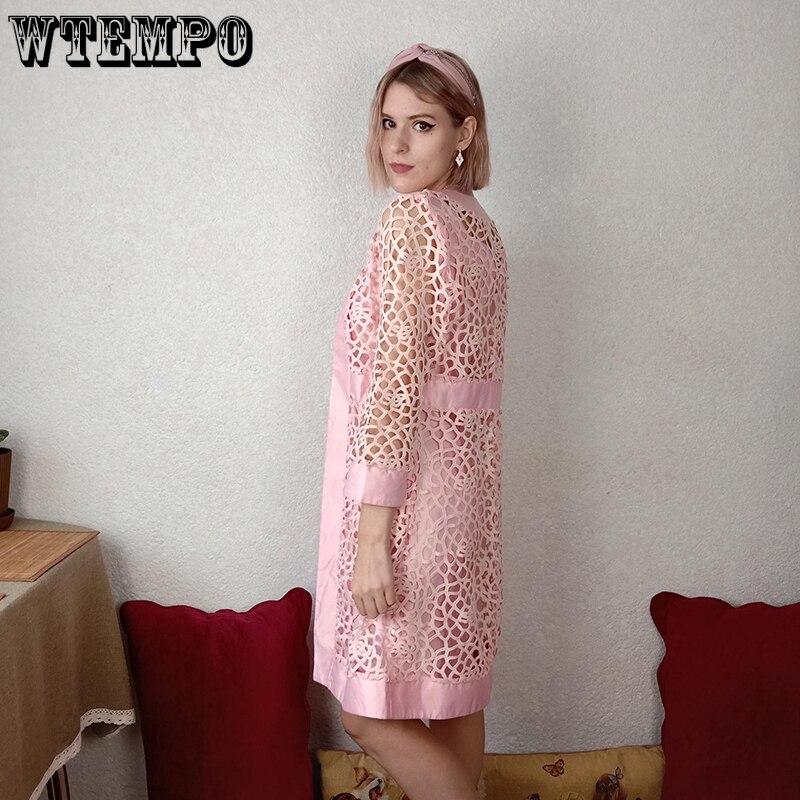 Women Summer Midi Dress Destroyed Hole Hollow Out Cardigan Pink Dresses Two Piece Sexy Sleeveless Plus Size Loose Female Dress