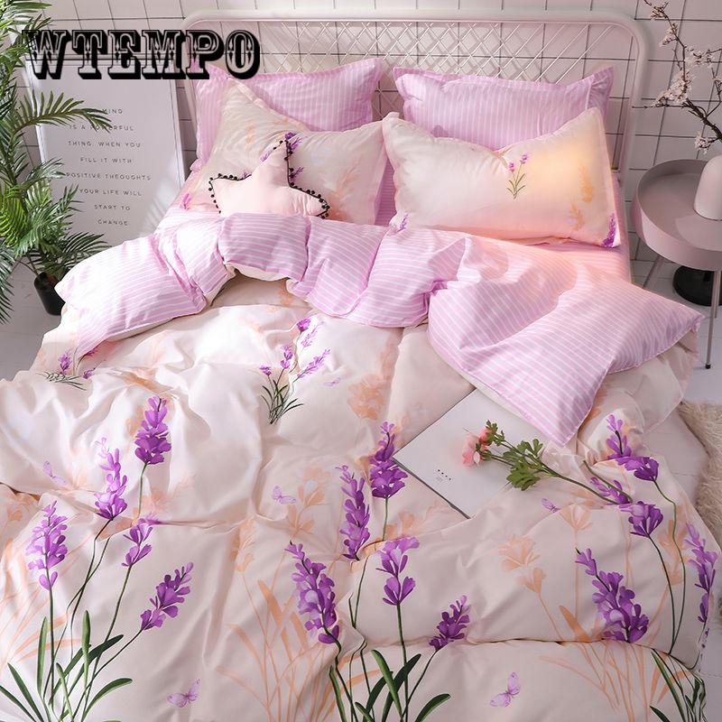 Bedding Set  Bed Linens 4pcs/set Duvet Cover Set European Style Bed Set Flower Bedclothes