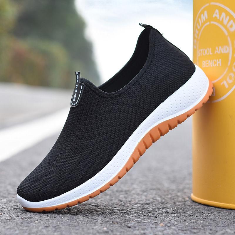 Summer Tendon Sole Cloth Shoes Non-slip Wear-resistant Casual Shoes All-match Breathable Driving Shoes