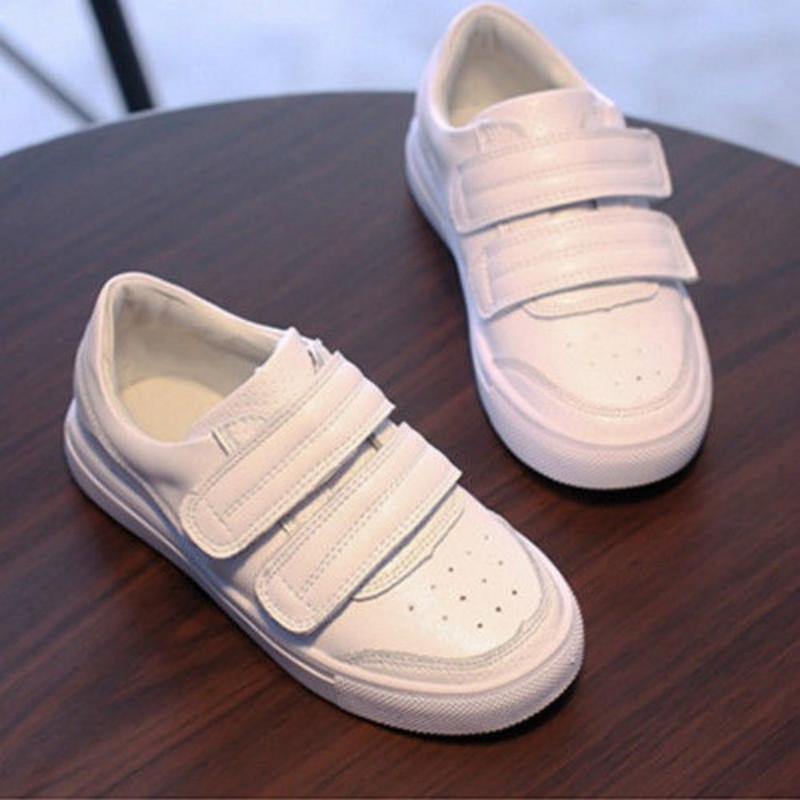 Comfortable children's leather sneakers girls boys flat shoes children's shoes flat quality sneakers