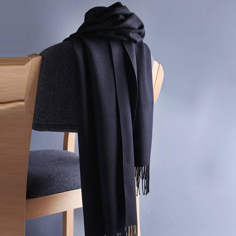 Women Winter Scarf Cashmere Scarves Solid Color Lady Shawls Wraps Blanket Pashmina