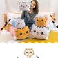 Cat Doll Plush Pillow for Girls Birthday Pillow Cute Super Cute Doll Pillow