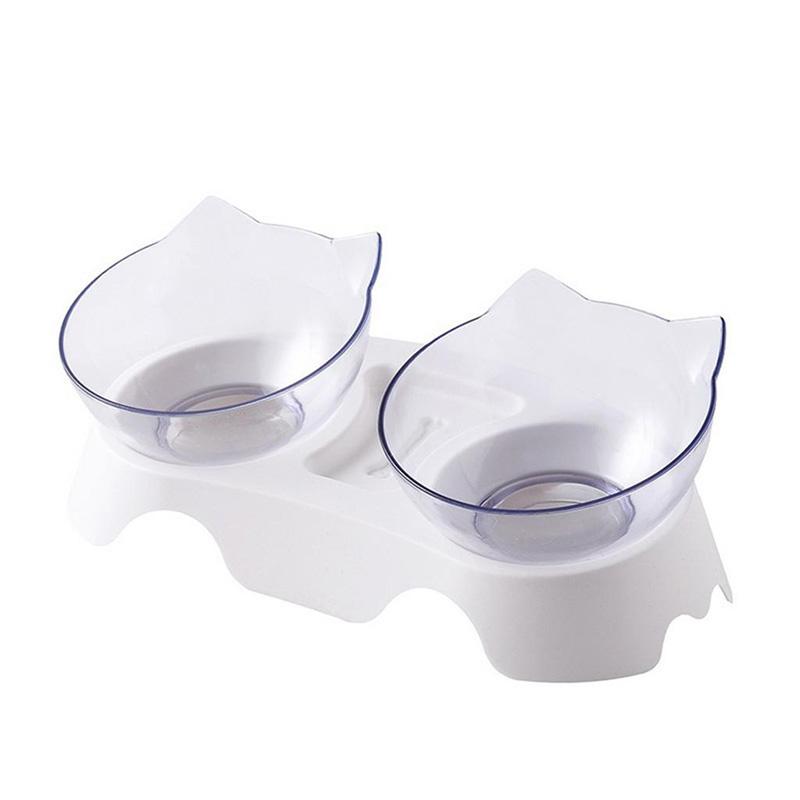 Non-Slip Double Cat Bowl Dog Bowl With Stand Pet Feeding Cat Water Bowl For Cats Food Pet Bowls For Dogs Feeder Product Supplies