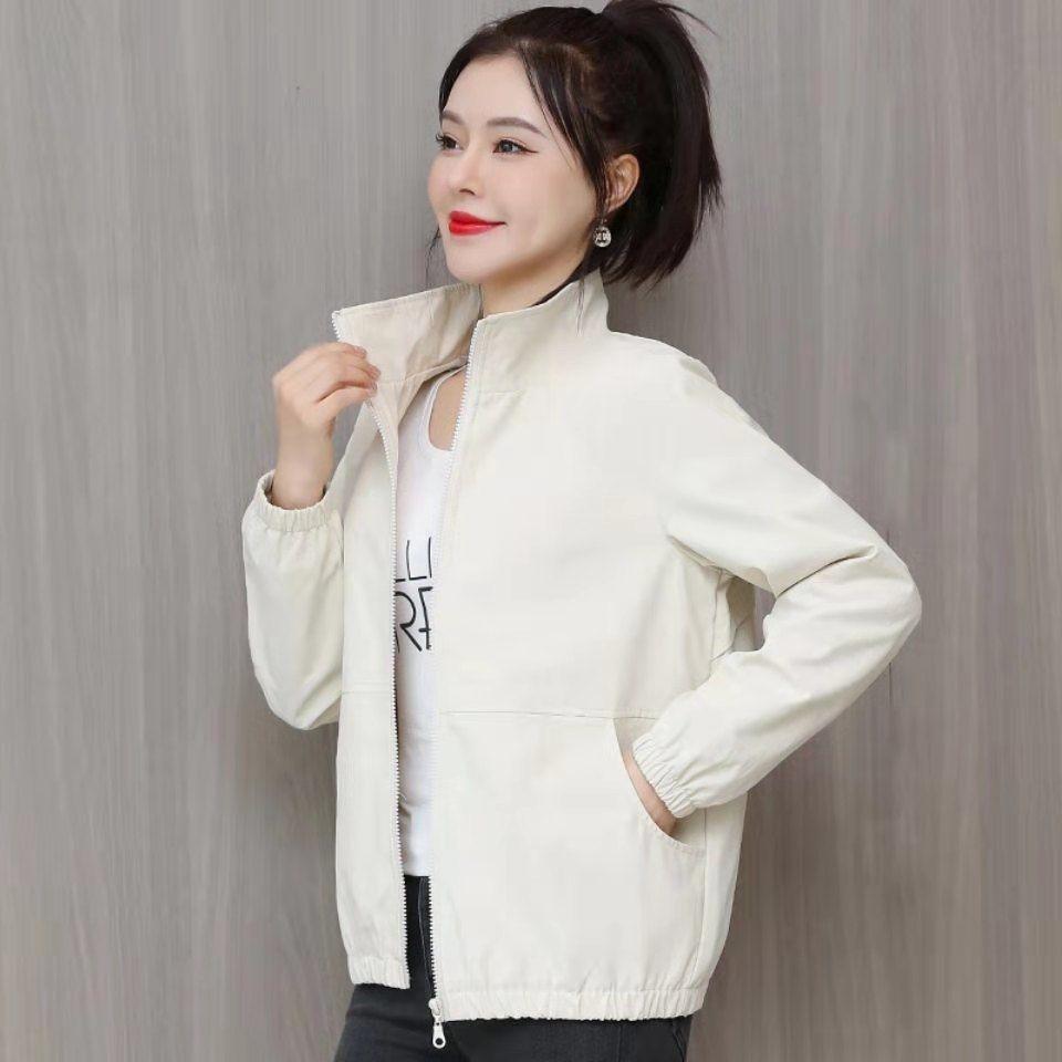 Jacket Female Spring and Autumn Loose Wild Workmanship Jacket Women's Coat