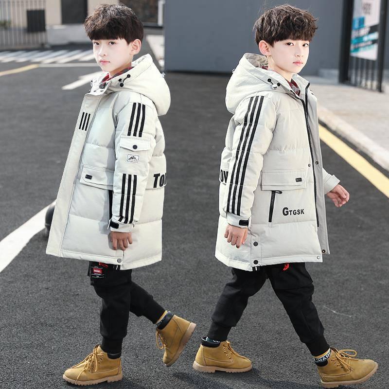 Boys Jackets Winter Down Coat  Boys Outerwear Clothing for Children Warm Coat Boys Hooded Jacket