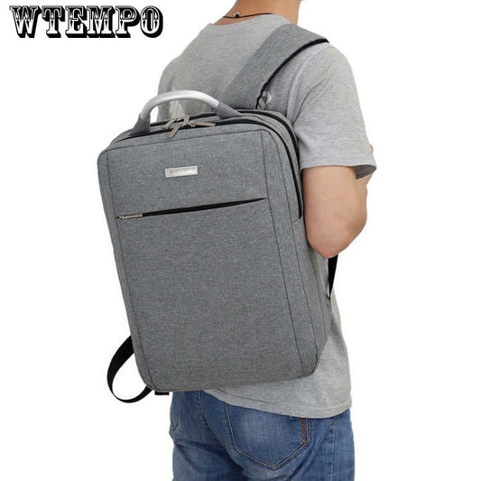 Fashion Large Business Backpack Men USB Laptop Backpacks School Bags Male Student Schoolbag