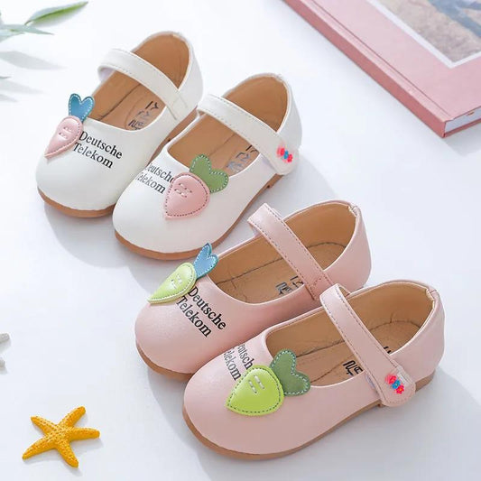 Kids Shoes Princess Shoes Pink  Sandals Children Leather Party Dress Flat Girls Sandals Baby Casual