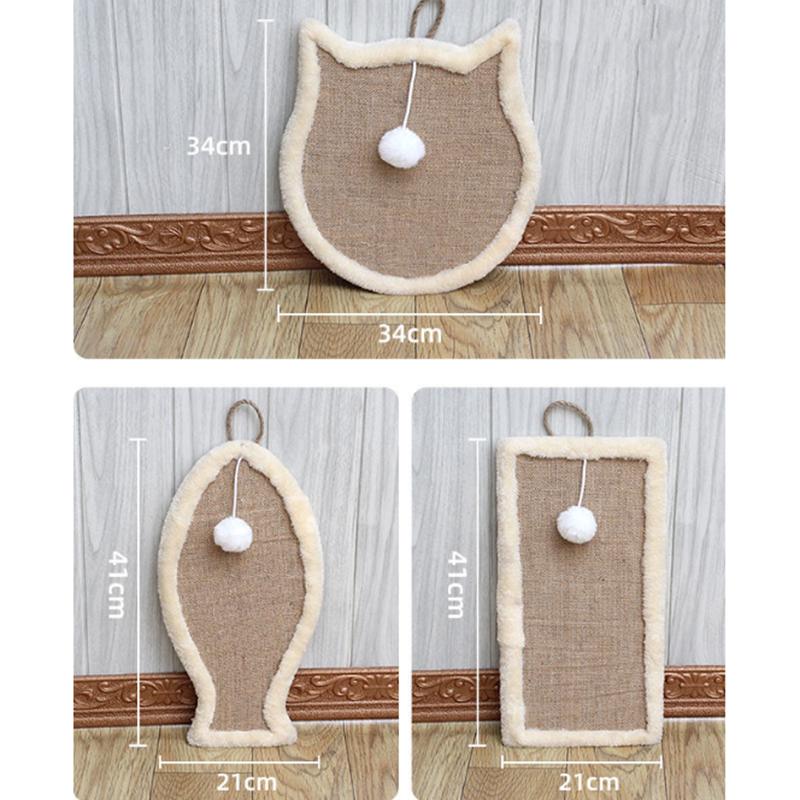 Cat Scratching Board Sisal Mat Wear-resistant Anti-scratch Sofa Protection Cat Claw Grinding Pad Pet Cat Supplies Pet Furniture