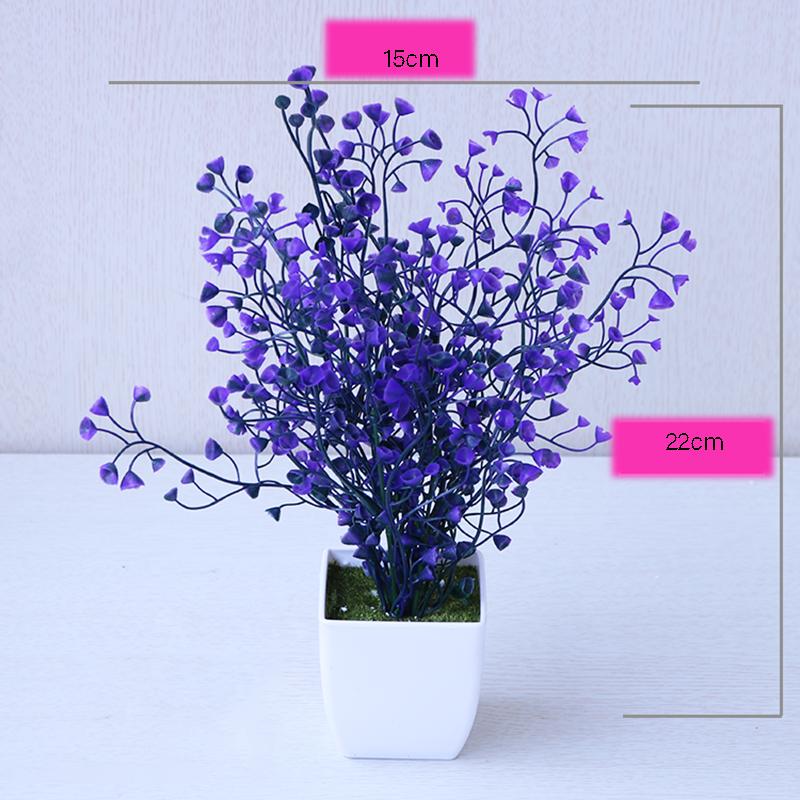 Creative Home Flower Arrangement Small Potted Ornaments Artificial Flowers Simulation Flower Set Living Room Bedroom Decorations