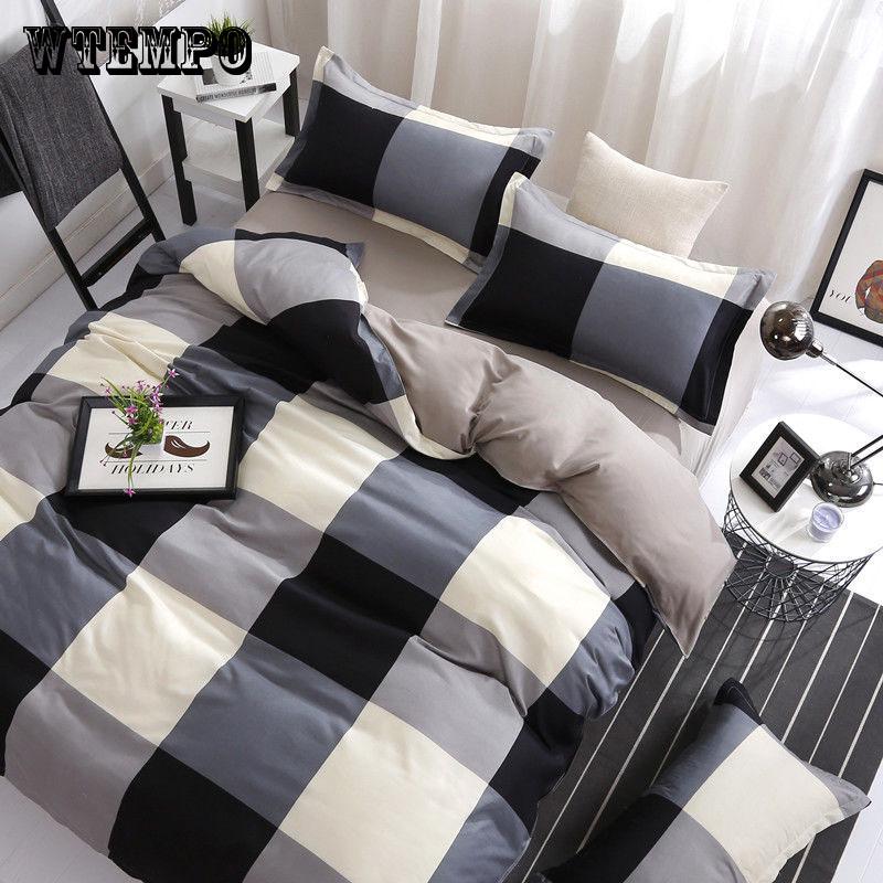 Home Textile Gypsophila Bed Linens 4pcs Bedding Sets Duvet Cover Bed Sheet Duvet Cover Set