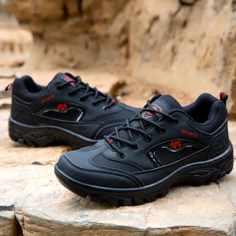 Summer Breathable Hiking Shoes Outdoor Leisure Sports Men's Mesh Shoes Non-slip Wear-resistant Hiking Shoes