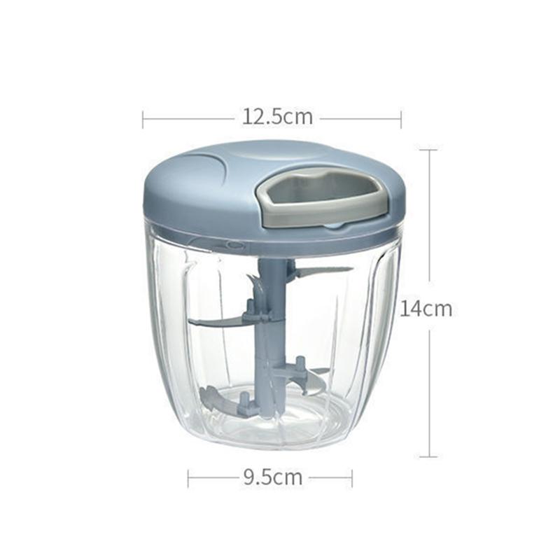 Household Kitchen Multi-function Vegetable Cutter Manual Meat Grinder Garlic Mash Artifact Garlic Puller Garlic Beater Garlic Masher