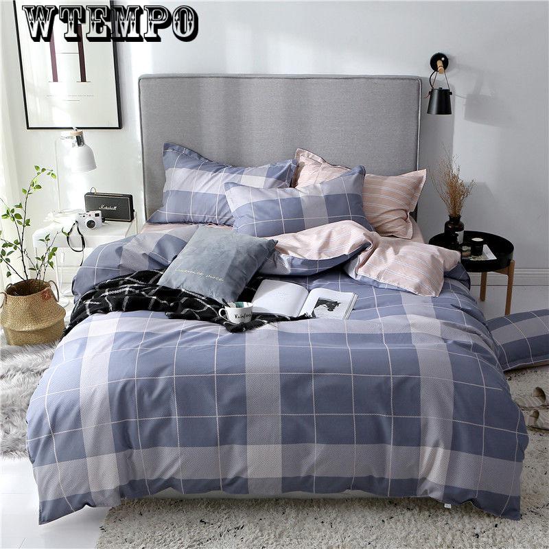 3/4 Pcs  Bedding Sets Girl Kid Teenage Linen Duvet Cover Pillowcase Bed Sheet King Queen Single Bedspread