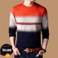 2019 Autumn Cotton Thin Men's Pullover Sweaters Casual Striped Knitted Sweater Men Brand Clothing