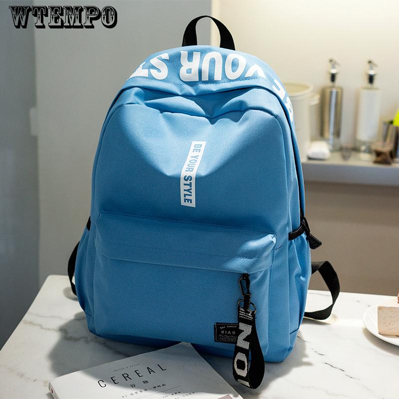 New Soft Fabric Backpack Female School Backpack For Teenage Girls Backpack shoulder bag