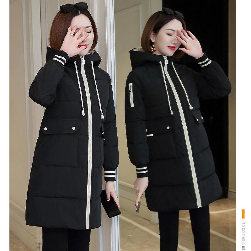 Cotton-padded Jacket Women's Mid-length Winter New Style Korean Style Slim Padded Jacket Down Padded Jacket