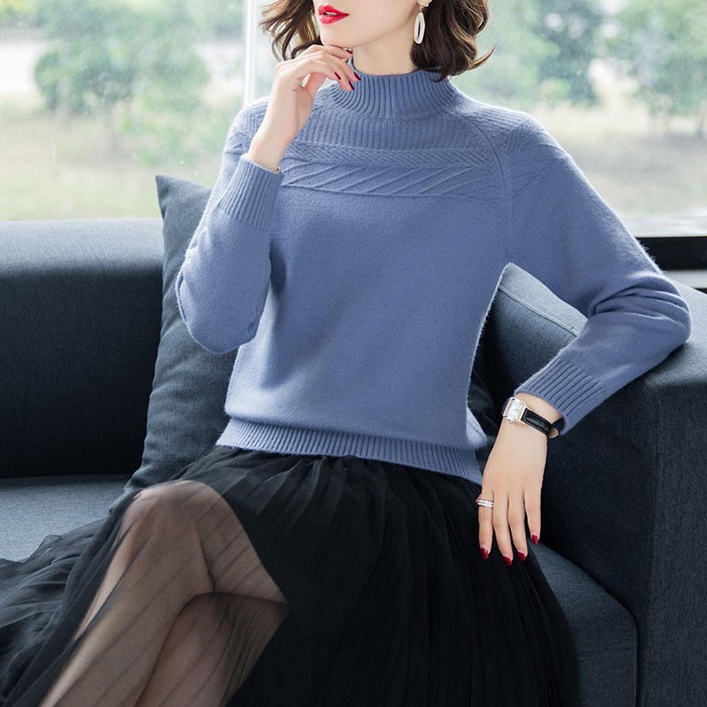 Short Sweater Sweater Long-sleeved Shirt Fashion Women's Spring and Autumn Shirts Casual Wear