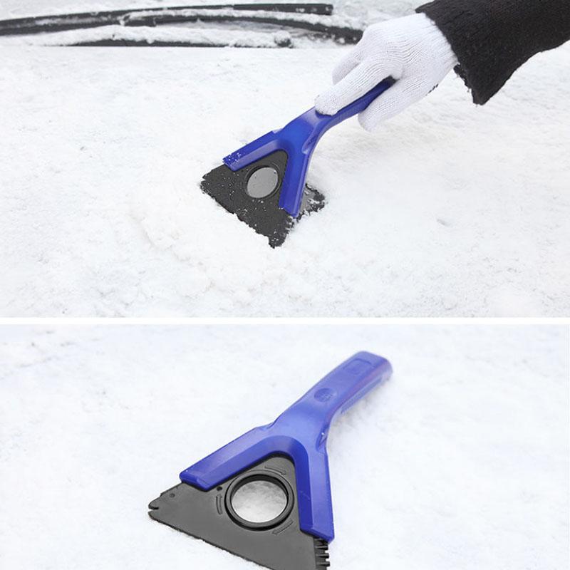 Multifunctional Snow Shovel Car Snow Scraper Sweeping Snow Brush Glass Defrosting Artifact Deicing Shovel Winter Tool