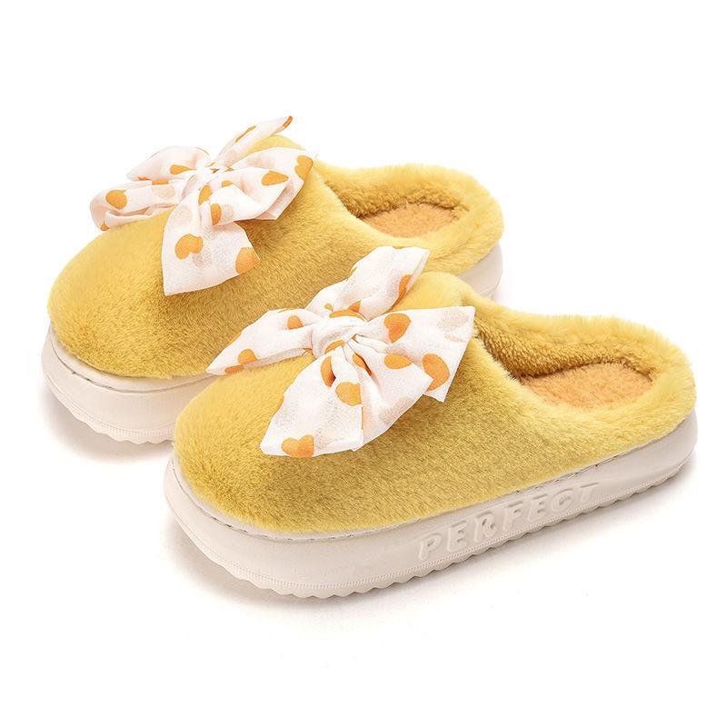 Pure Cotton Slippers Cute Slippers Keep Warm and Comfortable In Autumn and Winter Indoor Non-slip