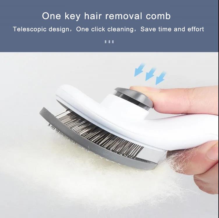 Dog Hair Removal Comb Cat Comb Pet Hair Cleaner Pet Supplies