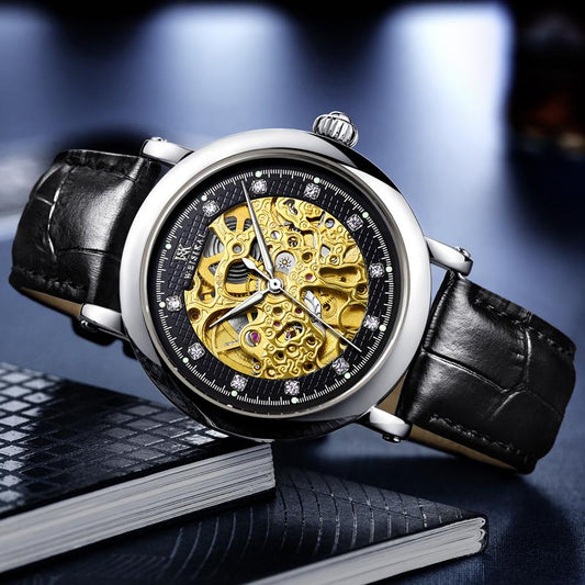 Top Brand Men Mechanical Watch Automatic Fashion Luxury Stainless Steel Male Clock