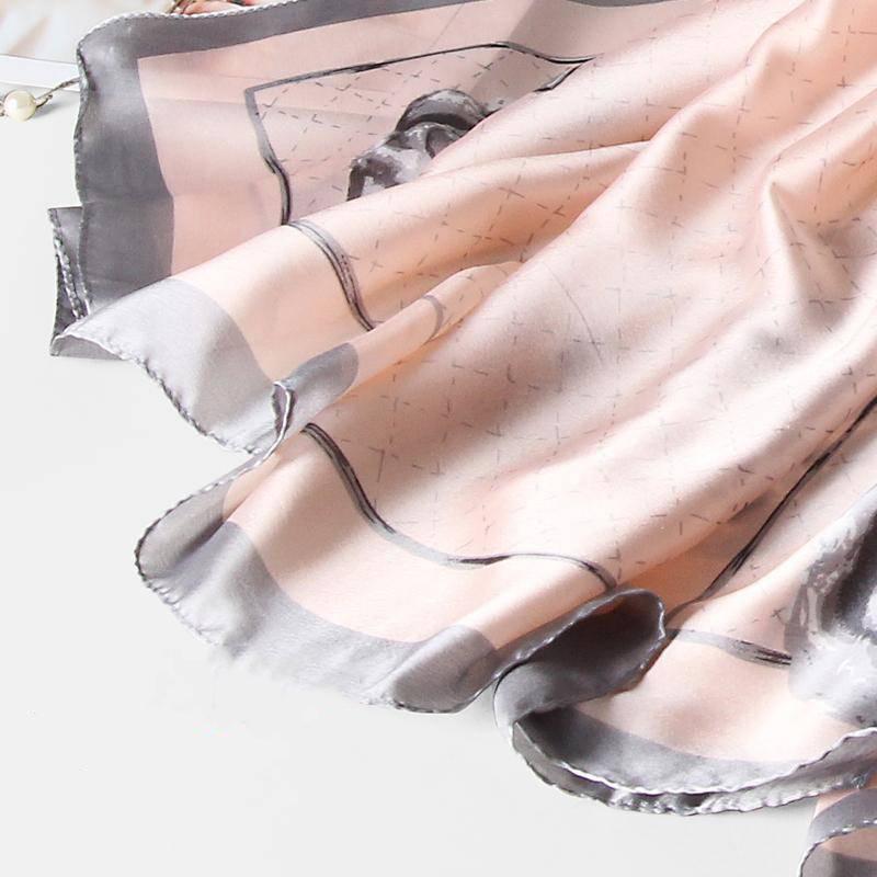 Scarves Womens Shawl Scarf Polyester Long Smooth Scarves Wrap