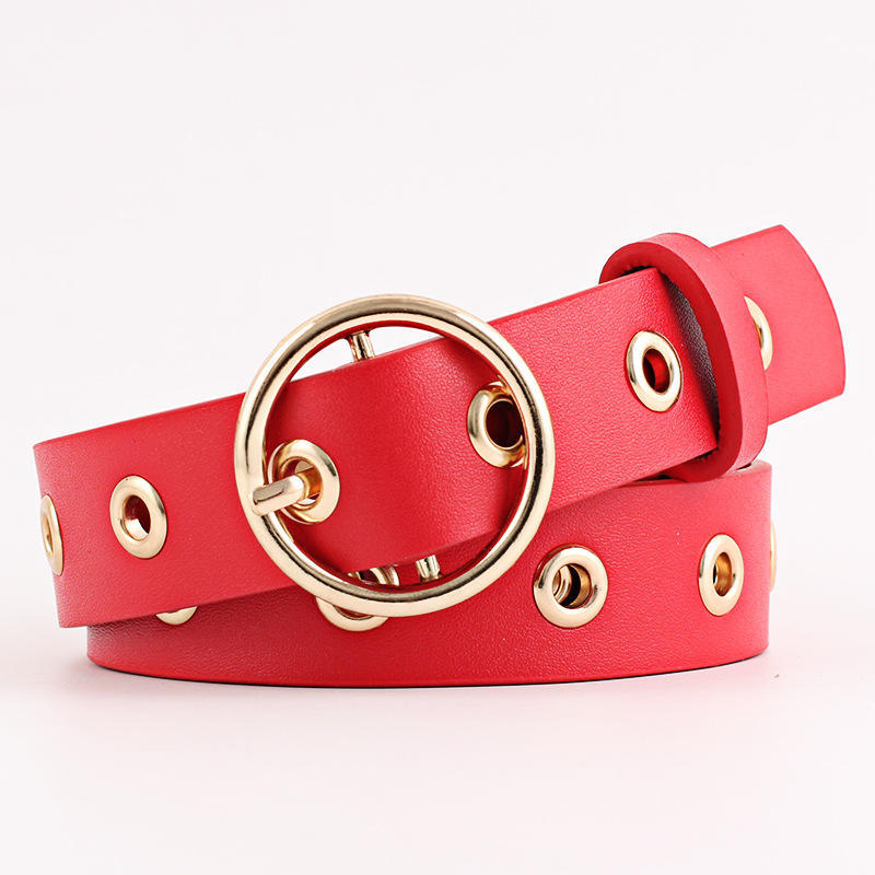 Belt Fashion Women Vintage Accessories Casual Thin Leisure Leather Belt