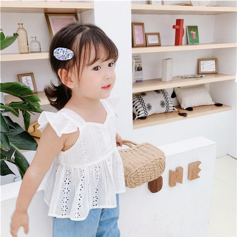 Girls Dress Sleeveless Baby Kids Clothes Summer Children Clothing Printing Embroidery Girl Clothes Toddler Dresses