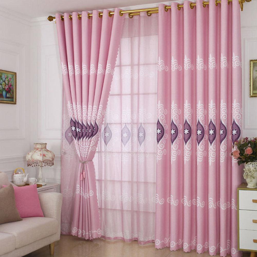 1/2pcs Modern Blackout Curtains for Living Room Window Curtains for Bedroom Curtains Fabrics Ready Made Finished Drapes Blinds Tend