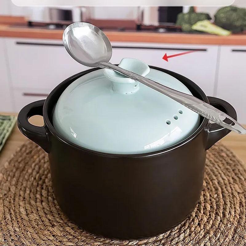 Casserole Stew Pot Soup Household High Temperature Resistant Ceramic Pot Complementary Food Small Casserole Stone Pot