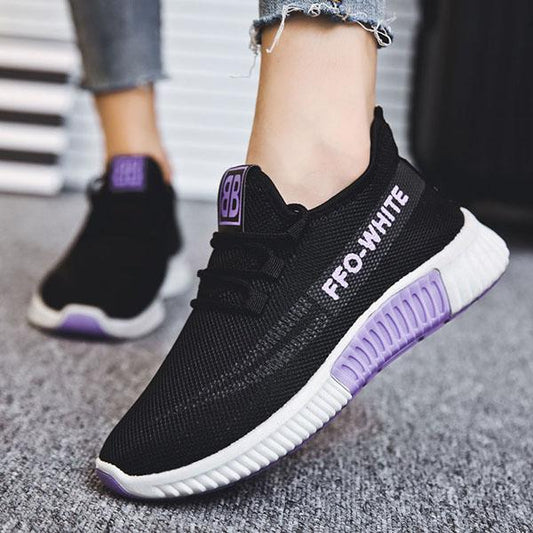 Women's Spring Summer Casual Sneakers Large Size Breathable Wear-resistant Flat Sports Shoes