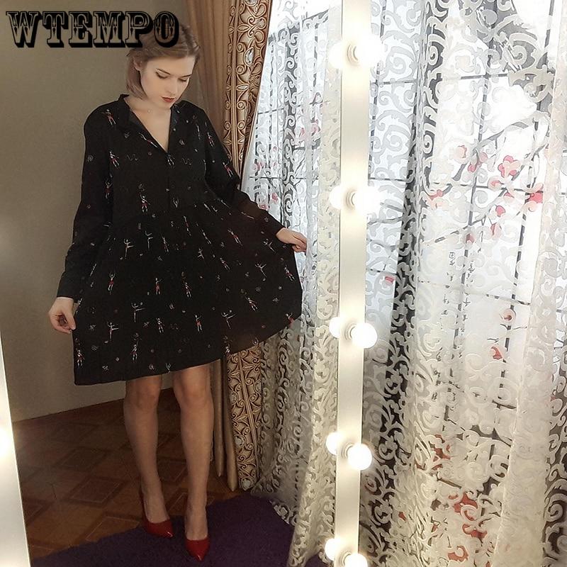 Plus Size Dress Women Midi Shirt Printed Boho Maxi Pleated Dresses Summer Black Loose Blouse High Waist Beach Dress