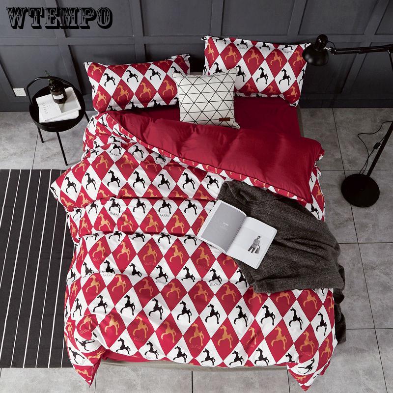 Bedding Sets Home Textile Lovely Cartoon Animal Comfortable Cover Sets