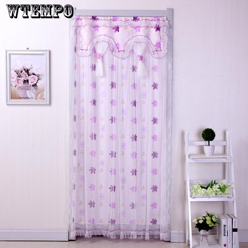 WTEMPO lace fashion Cloth curtains mosquito screen curtain bedroom lace encryption curtain