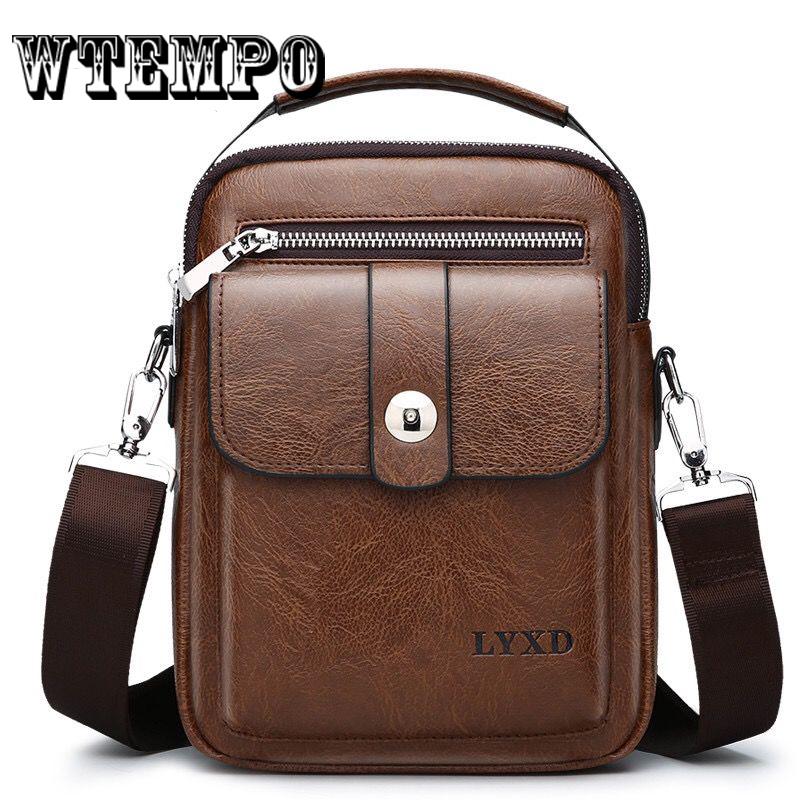 Handbags Brand Messenger Bag for Men Shoulder Bag Men Leather Crossbody Bags PU Handbag