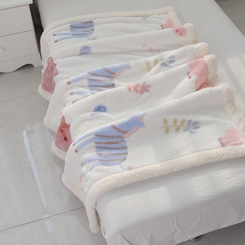 Baby Blanket Double Thickening Winter Newborn Baby Blanket Nursery Blanket Children Quilt Autumn and Winter