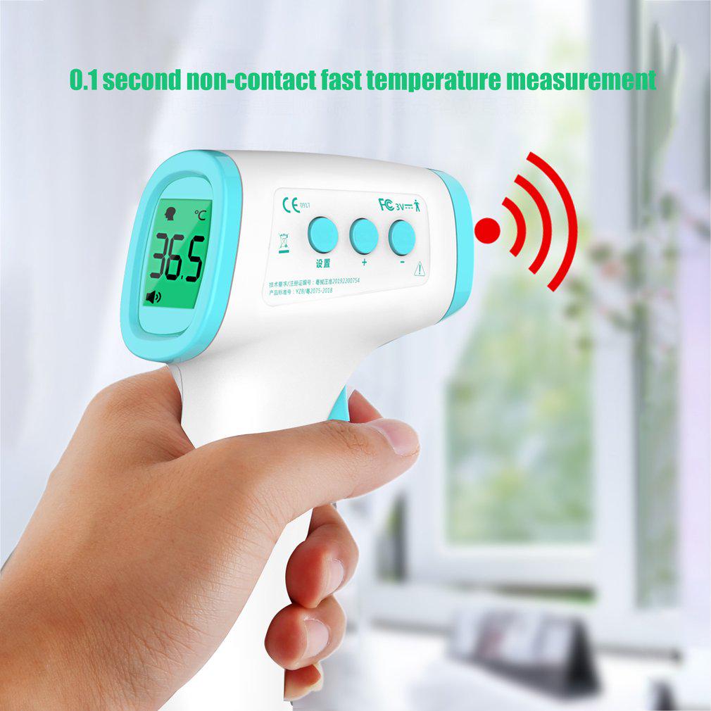 Digital IR Infrared Thermometer Non-contact Ear Forehead Object Thermometer for Baby Adult LCD