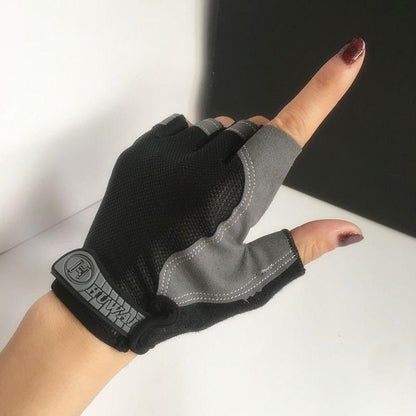 Sports Half-finger Gloves Men and Women Equipment Training Yoga Outdoor Cycling Non-slip Wear-resistant Summer Breathable Fitness Gloves