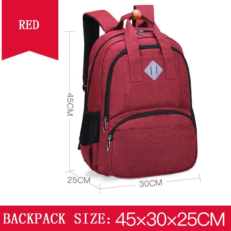 Junior High School and Elementary School Students Schoolbag Backpack Male Large-capacity Leisure Computer Backpack Travel Bag Female Fashion Trend