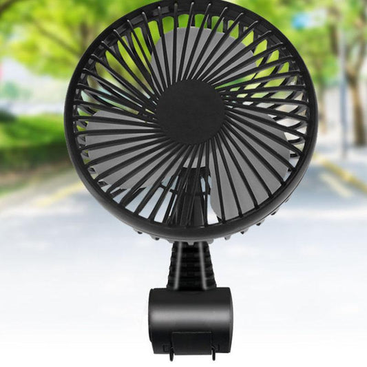 Car Rear Fan Mini Car Home Office Fan Portable Boutique Fan with USB Head