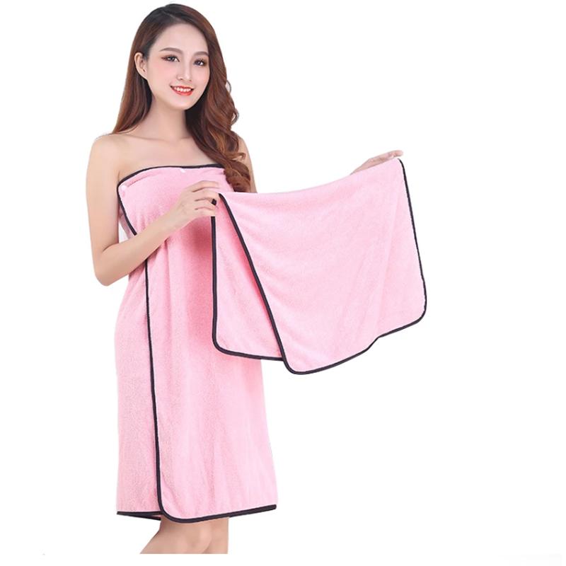 Extra Thick Bath Towel Coral Fleece Plus Velvet Warm Wearable Blanket Shawl Plus Size Bath Towel Hotel Adult Household Quick-dry Large Bath Towel